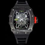 RICHARD MILLE RM35-02  So Black Carbon Fiber case Watch